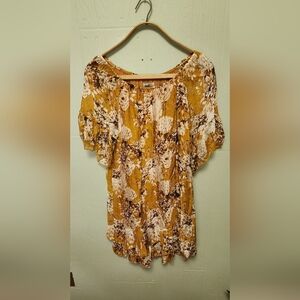 Floral Print Women's Top
